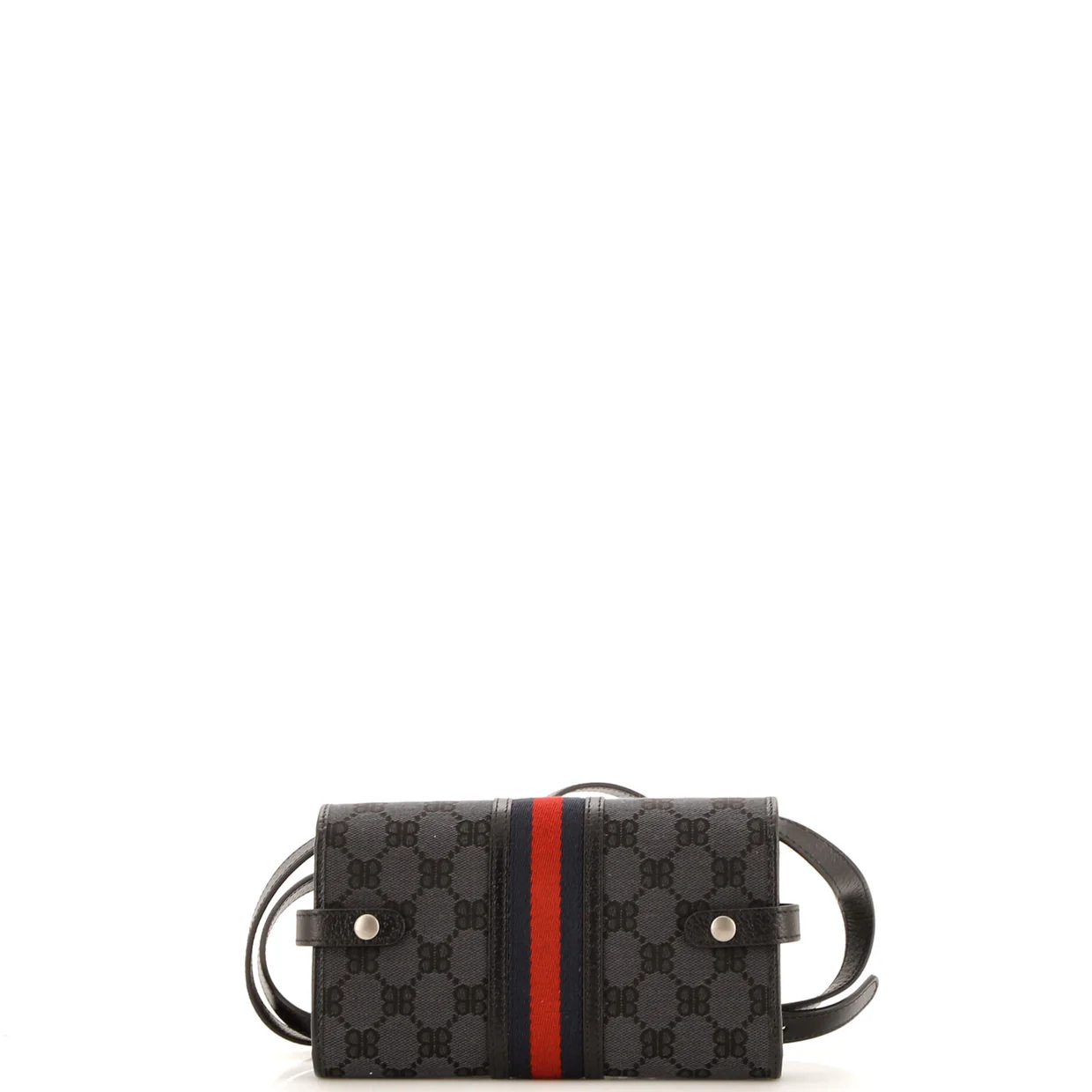 x Gucci The Hacker Wallet on Strap BB Coated Canvas - Deep Luxury