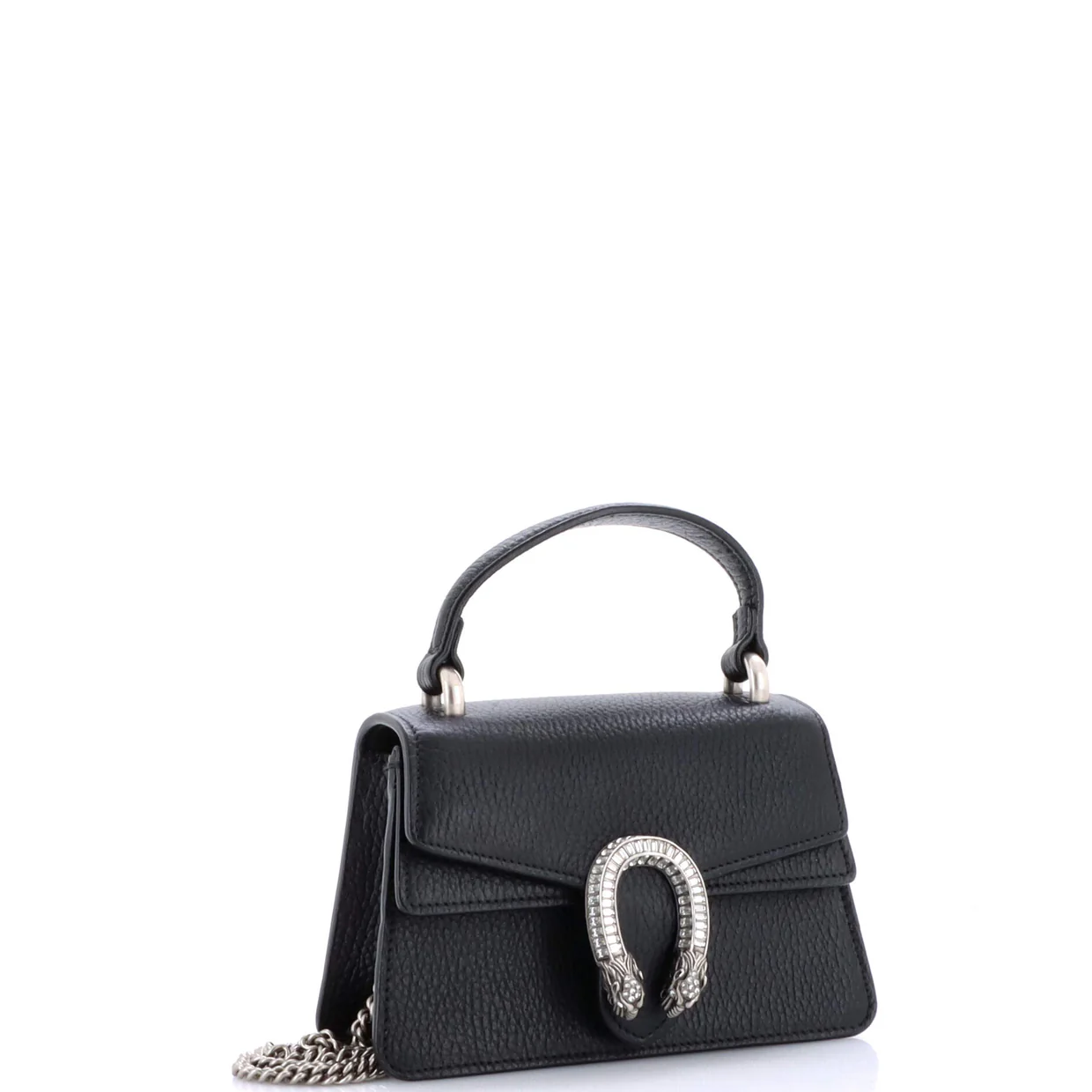 Dionysus Top Handle Bag Leather with Crystals Mini - Deep Luxury