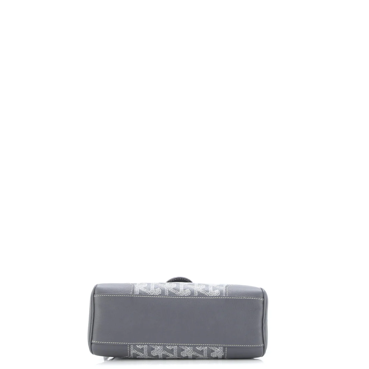 Saigon Top Handle Bag Coated Canvas with Leather Mini - Deep Luxury