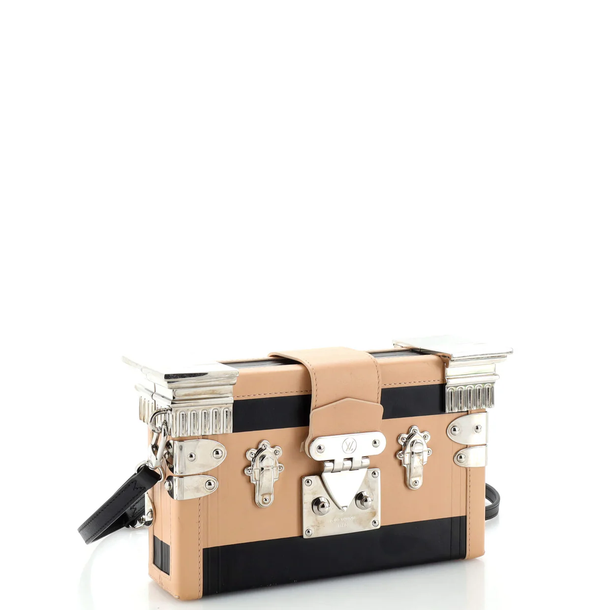 Temple Petite Malle Handbag Leather - Deep Luxury