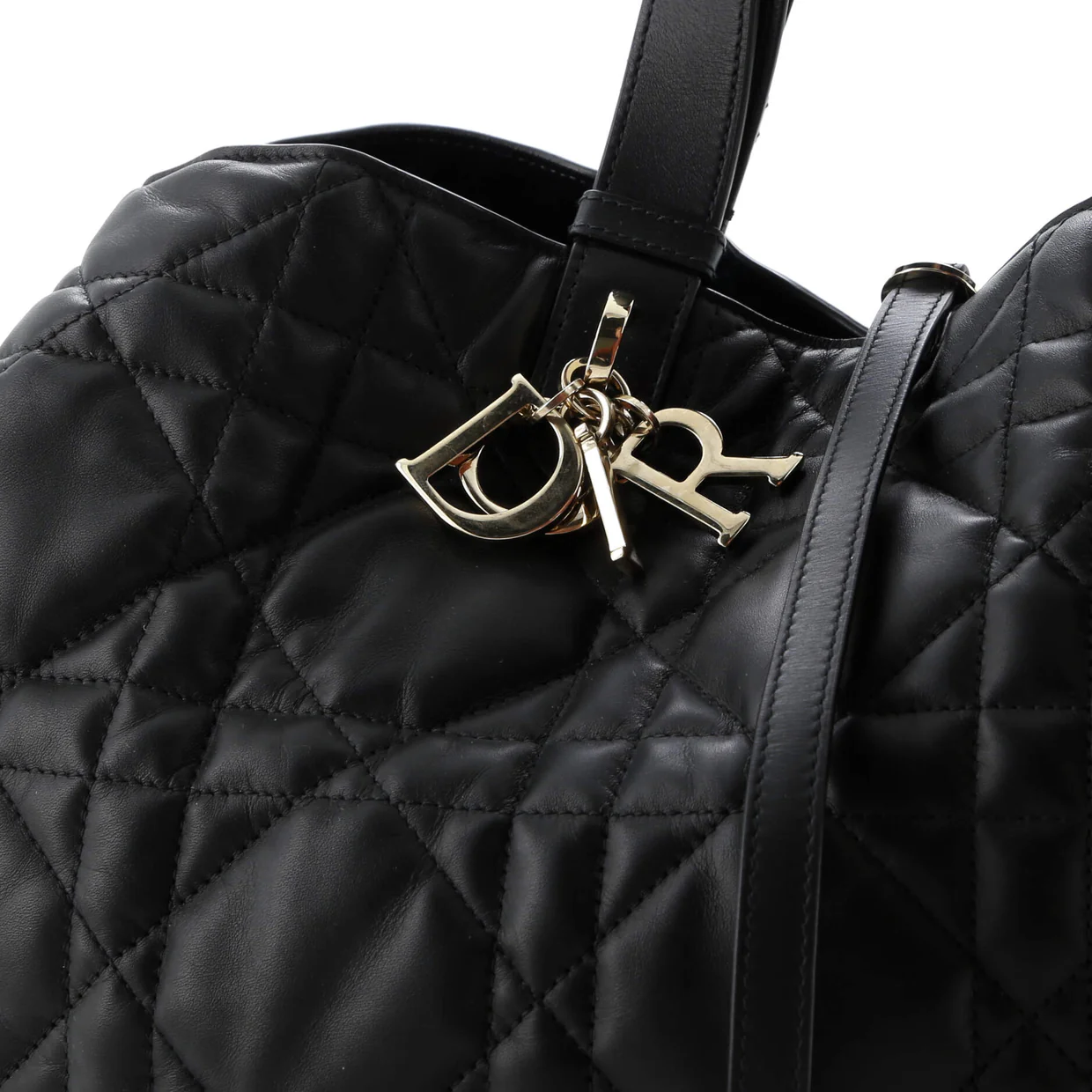 Toujours Tote Bag Macrocannage Quilt Calfskin Large - Deep Luxury