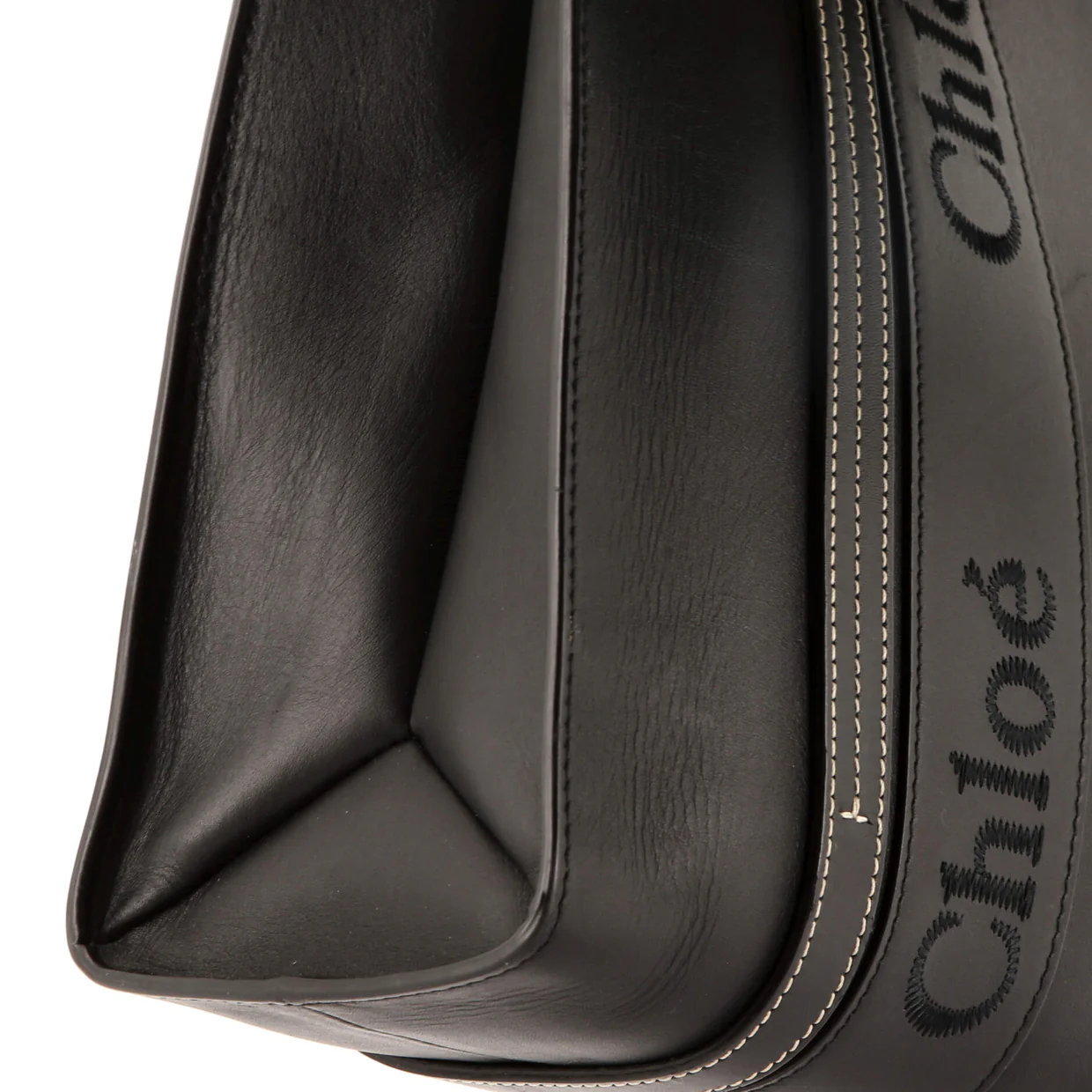 Woody Tote Leather Medium - Deep Luxury