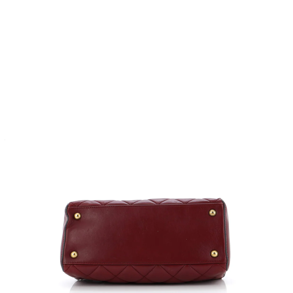 Perfect Edge Tote Quilted Leather Mini - Deep Luxury