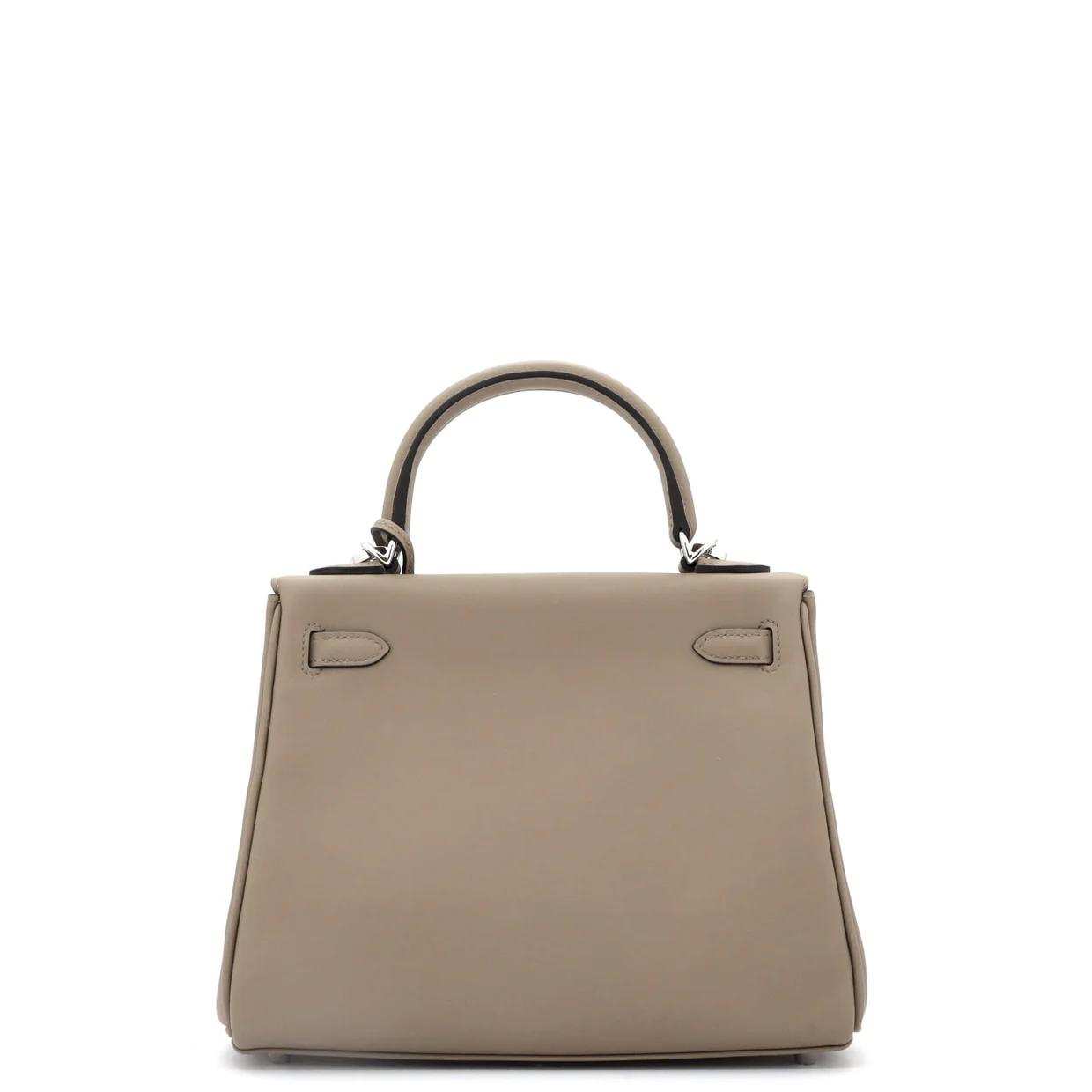 Kelly Handbag Verso Swift with Palladium Hardware 25 - Deep Luxury
