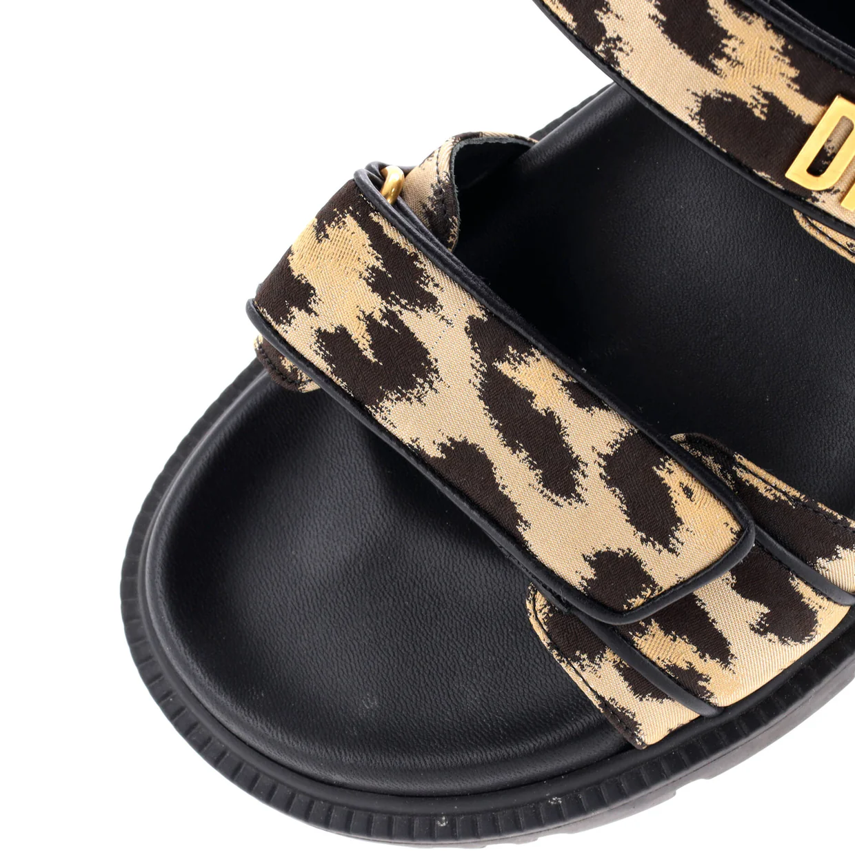 Women's DiorAct Sandals Printed Technical Fabric - Deep Luxury