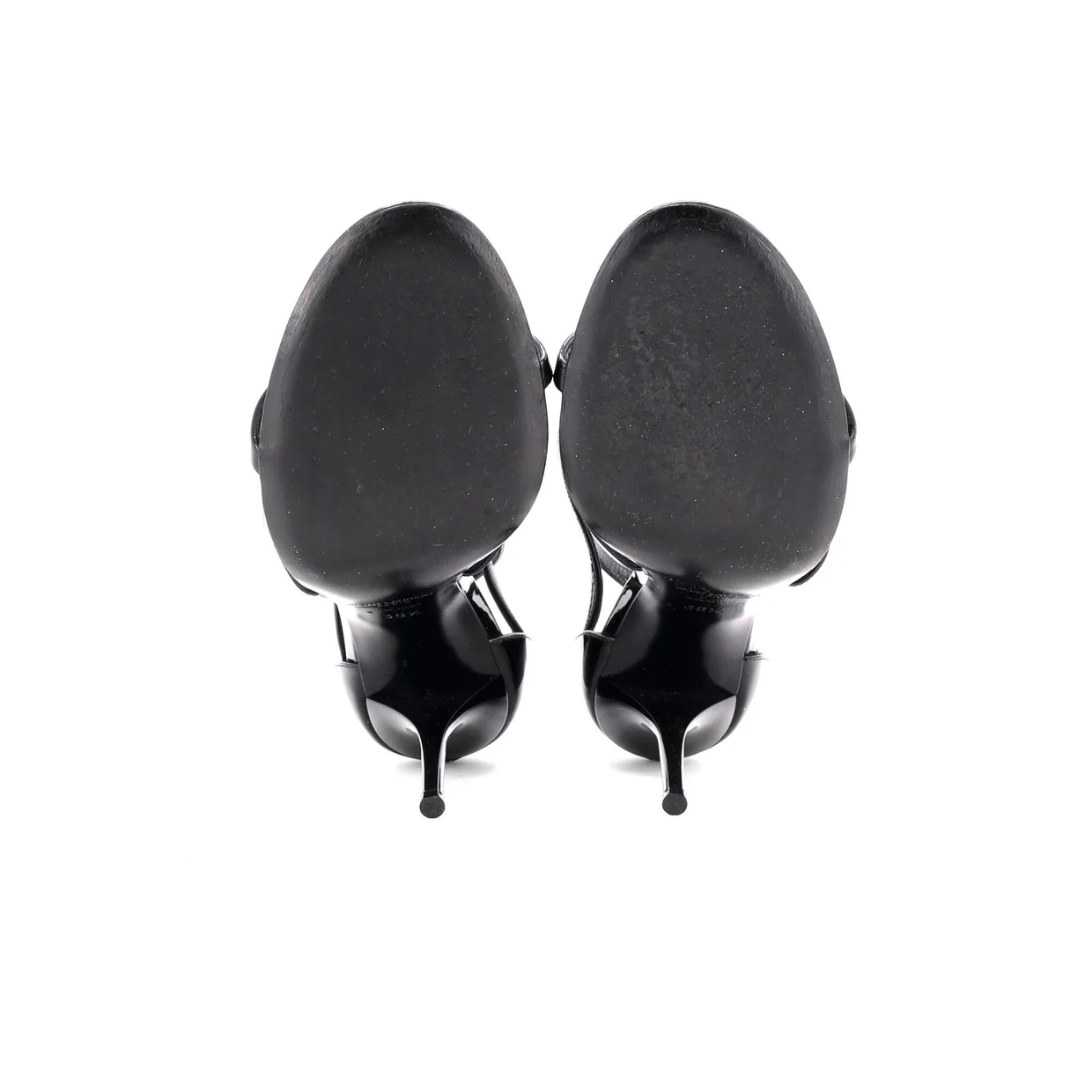 Women's Cassandra Heeled Sandals Patent 100 - Deep Luxury