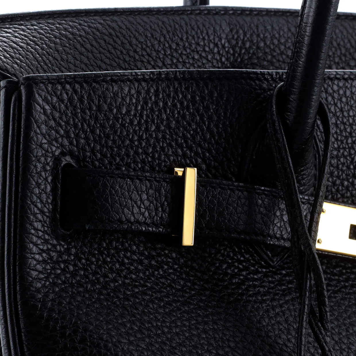 Birkin Handbag Noir Togo with Gold Hardware 30 - Deep Luxury