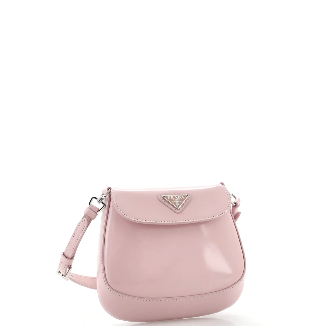 Cleo Flap Shoulder Bag Spazzolato Leather Mini - Deep Luxury