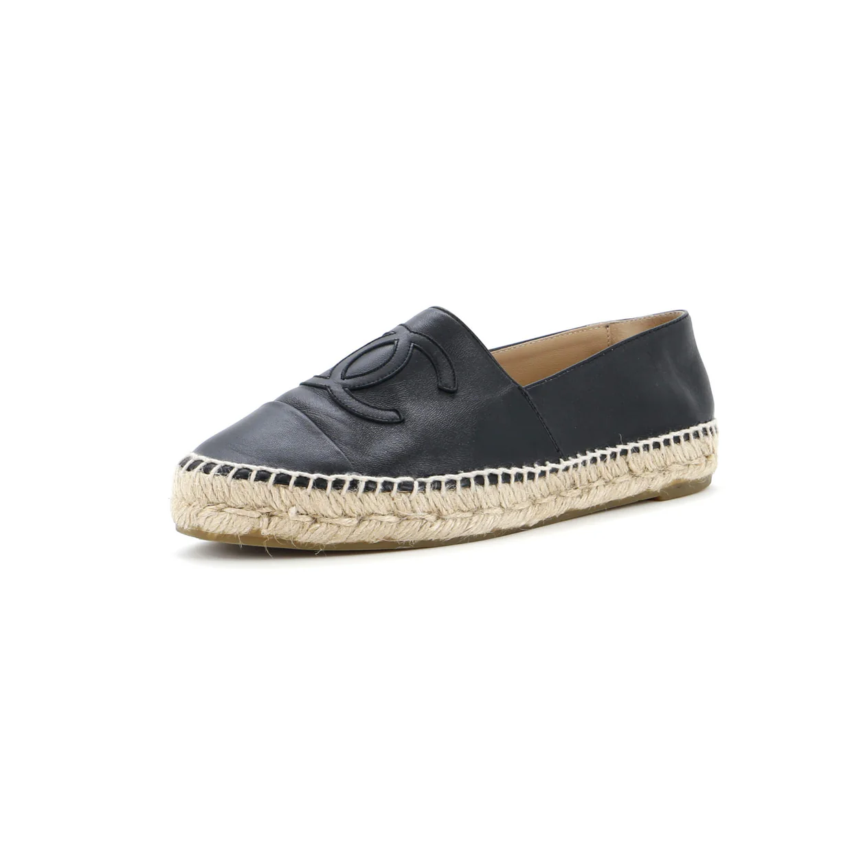 Women's CC Cap Toe Espadrilles Leather - Deep Luxury