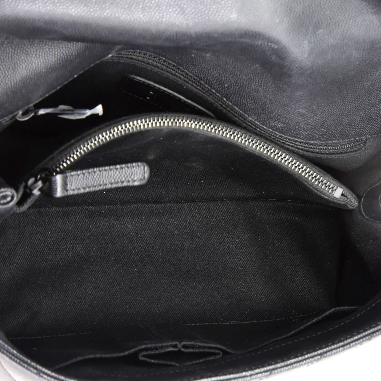 So Black Coco Top Handle Bag Chevron Caviar Small - Deep Luxury