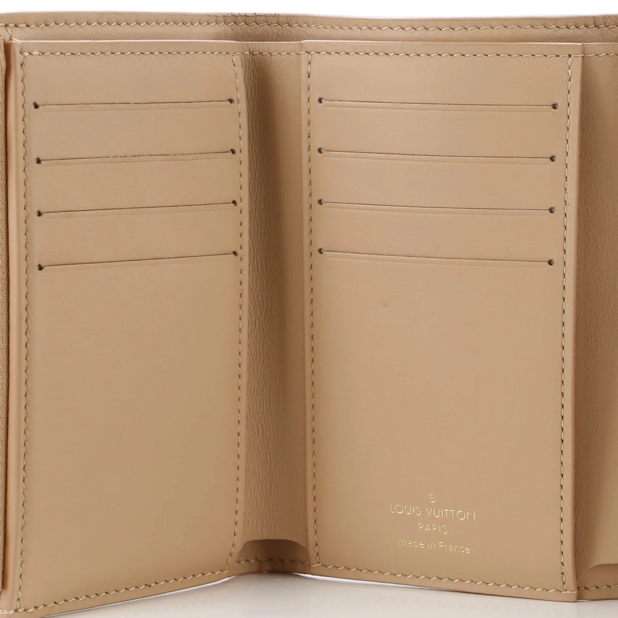 Capucines Wallet Leather with Embellished Detail Compact - Deep Luxury