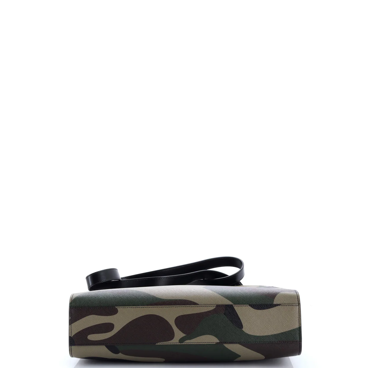 Vertical Cabas Tote Camouflage Coated Canvas Medium - Deep Luxury