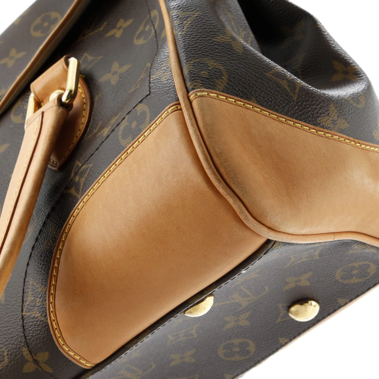 Beverly Handbag Monogram Canvas GM - Deep Luxury