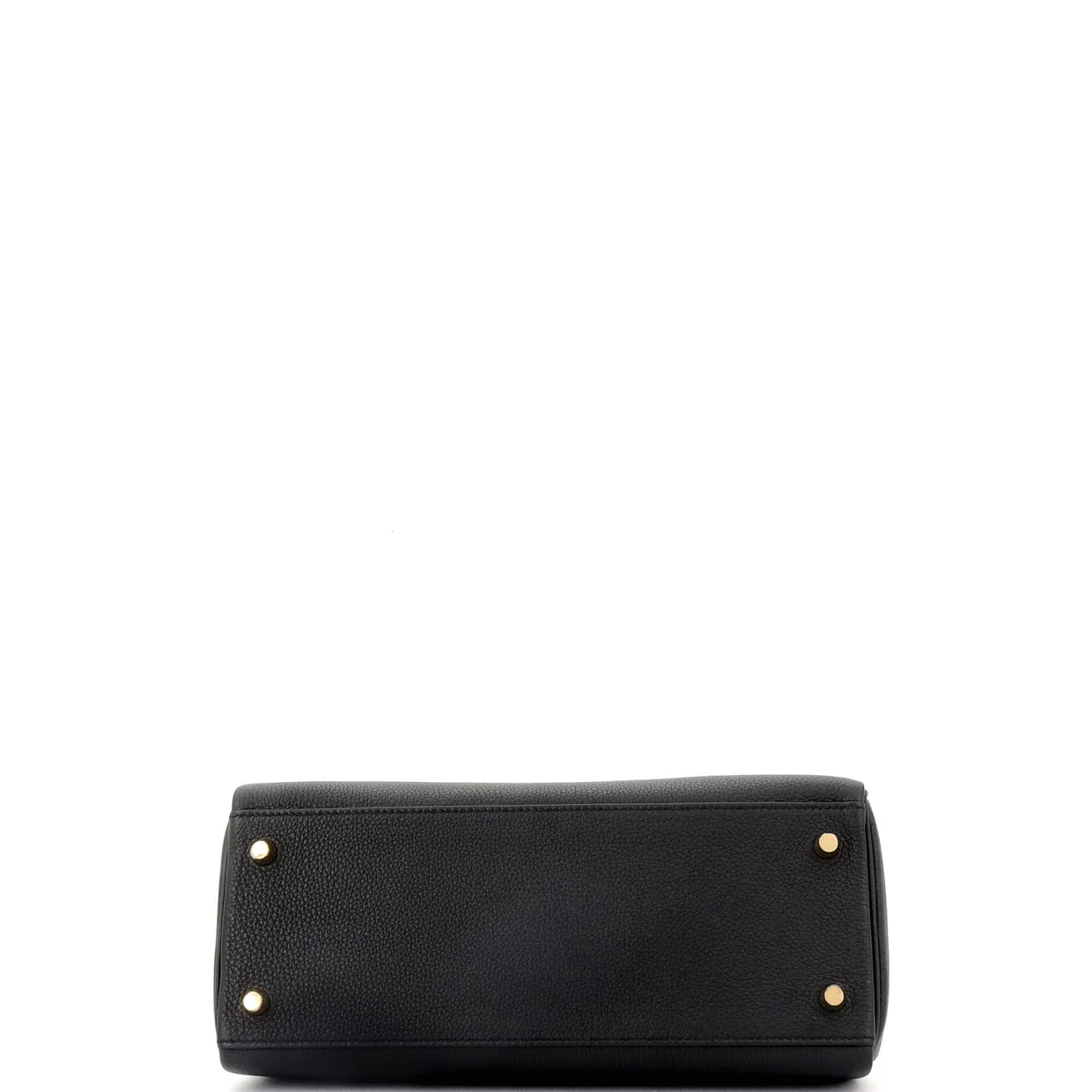 Kelly Handbag Noir Togo with Gold Hardware 28 - Deep Luxury