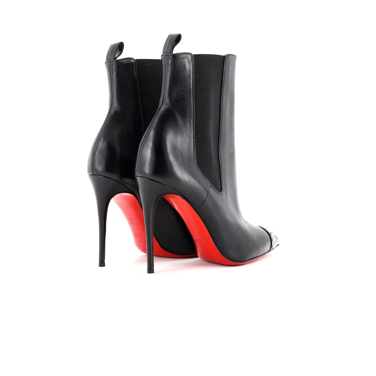 Women's Banjo Chelsea Boots Spiked Leather 100 - Deep Luxury