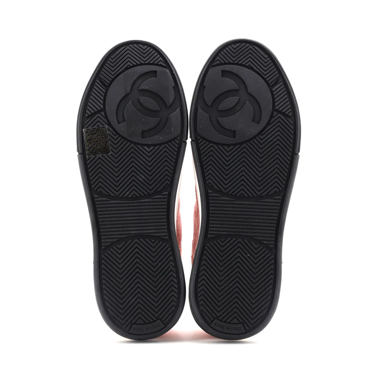 Women's CC Low-Top Sneakers Perforated Suede - Deep Luxury