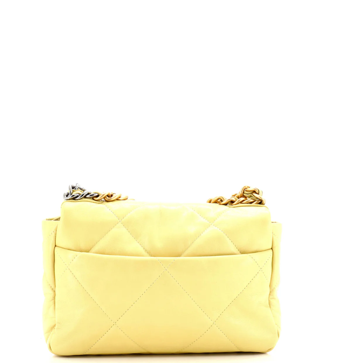 19 Flap Bag Quilted Leather Medium - Deep Luxury