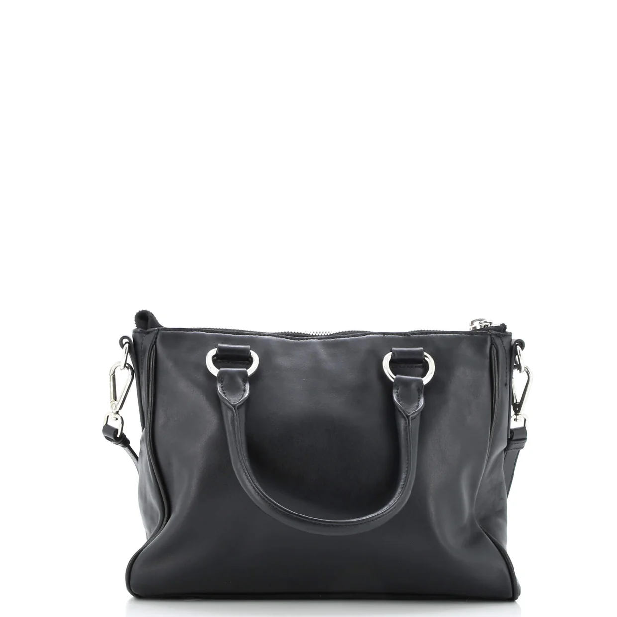 Double Zip Convertible Tote Soft Calf Medium - Deep Luxury