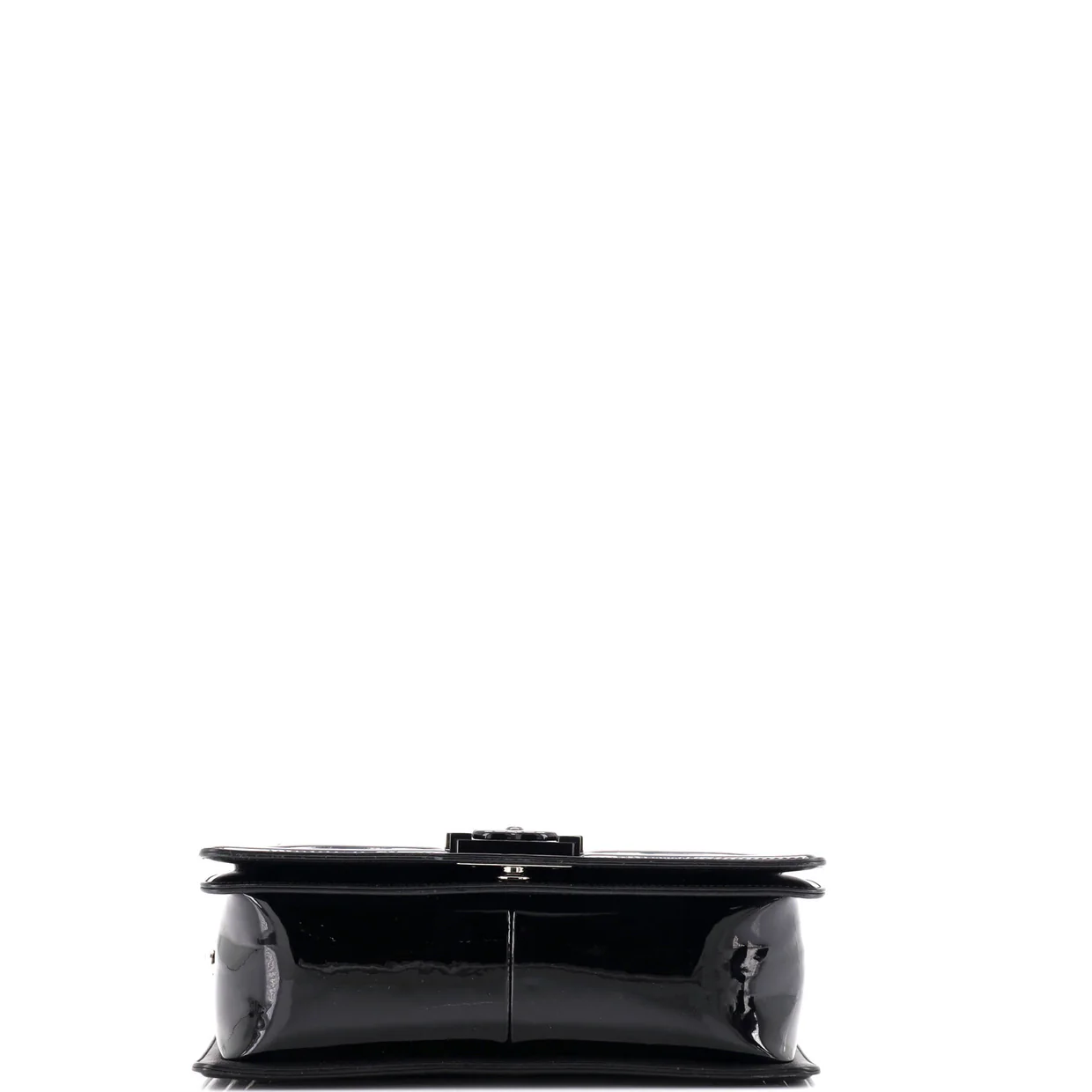 Boy Flap Bag Quilted Plexiglass Patent Old Medium - Deep Luxury