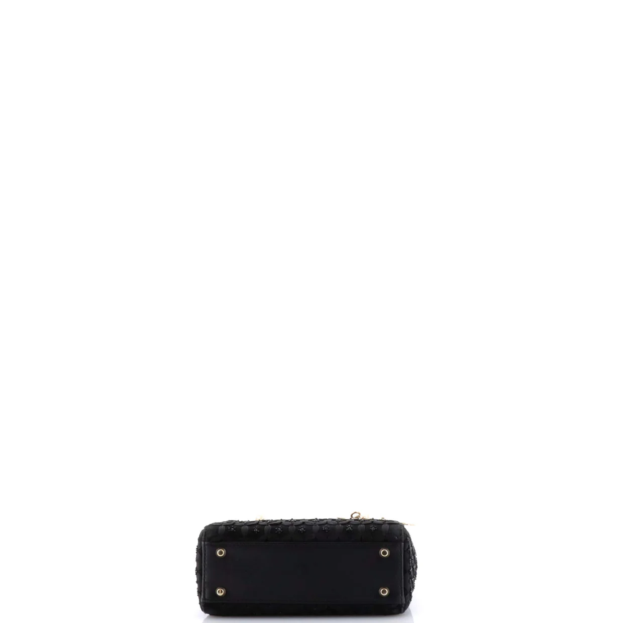 Lady Dior Chain Bag Embellished Satin Mini - Deep Luxury