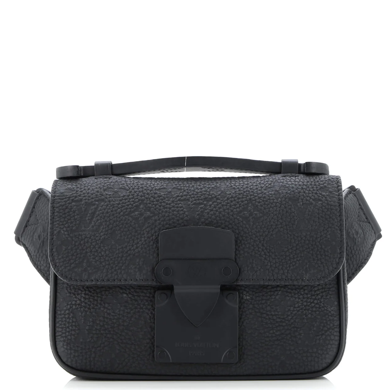 S Lock Sling Bag Monogram Taurillon Leather - Deep Luxury