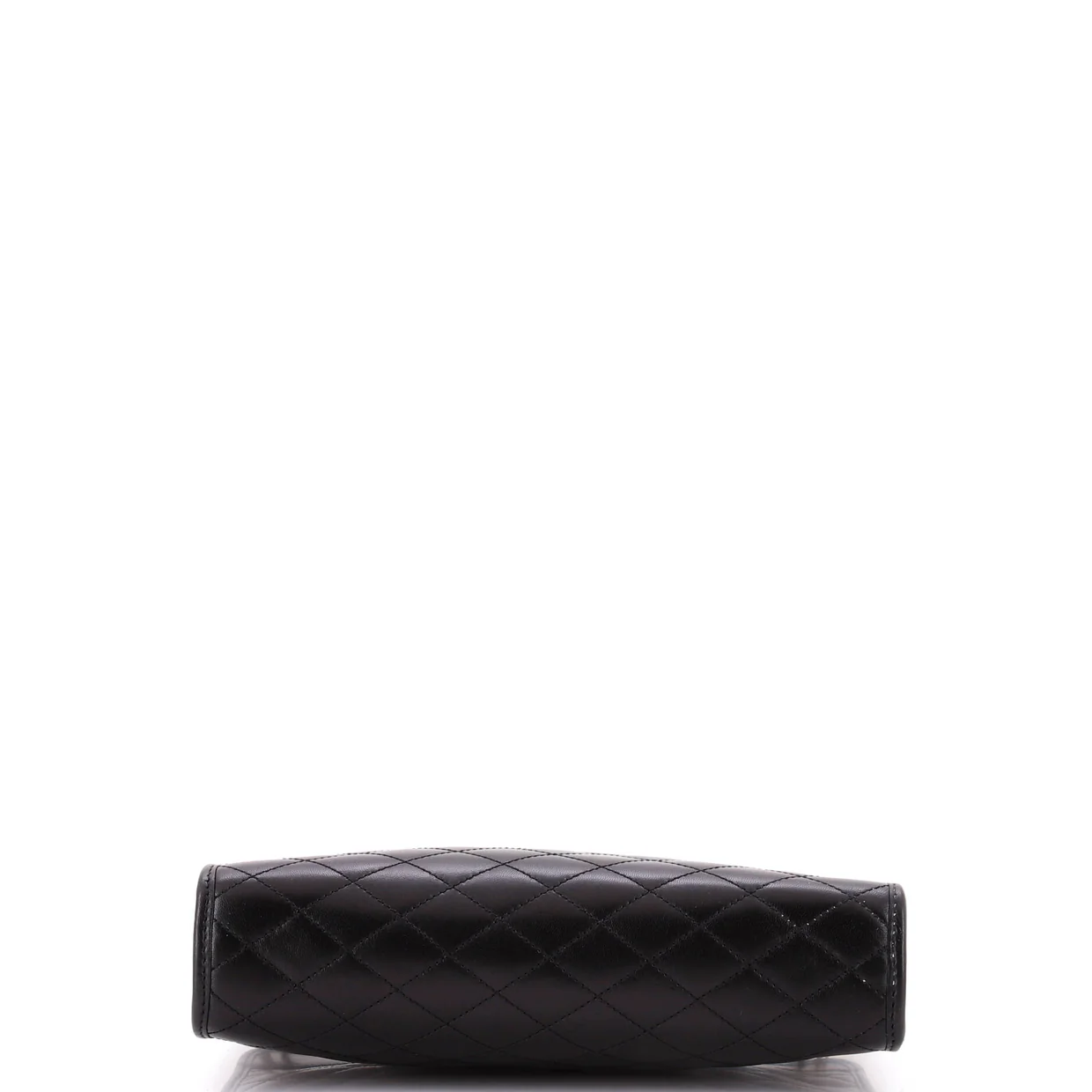 Victoire Chain Clutch Quilted Leather - Deep Luxury