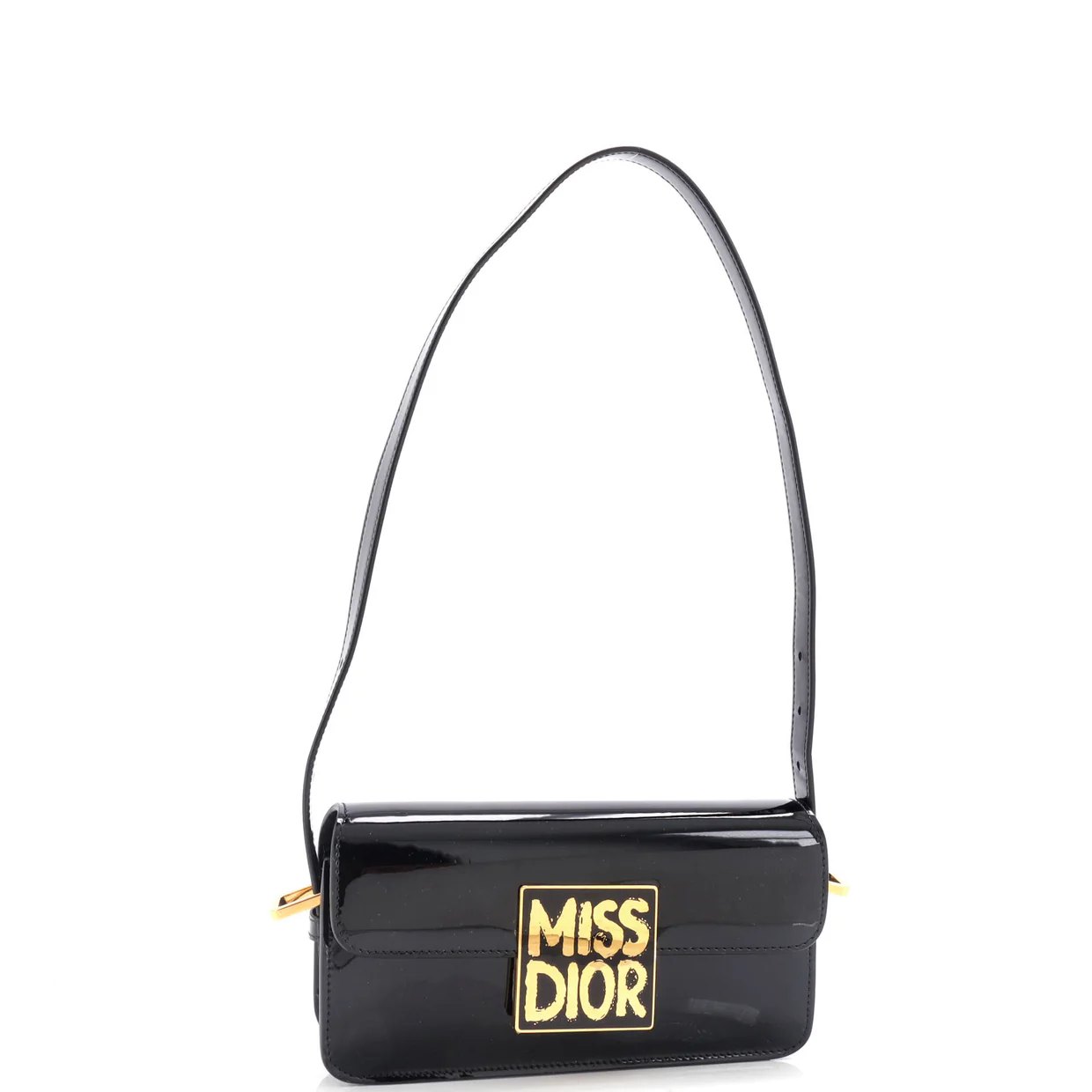 Miss Dior Flap Bag Patent - Deep Luxury
