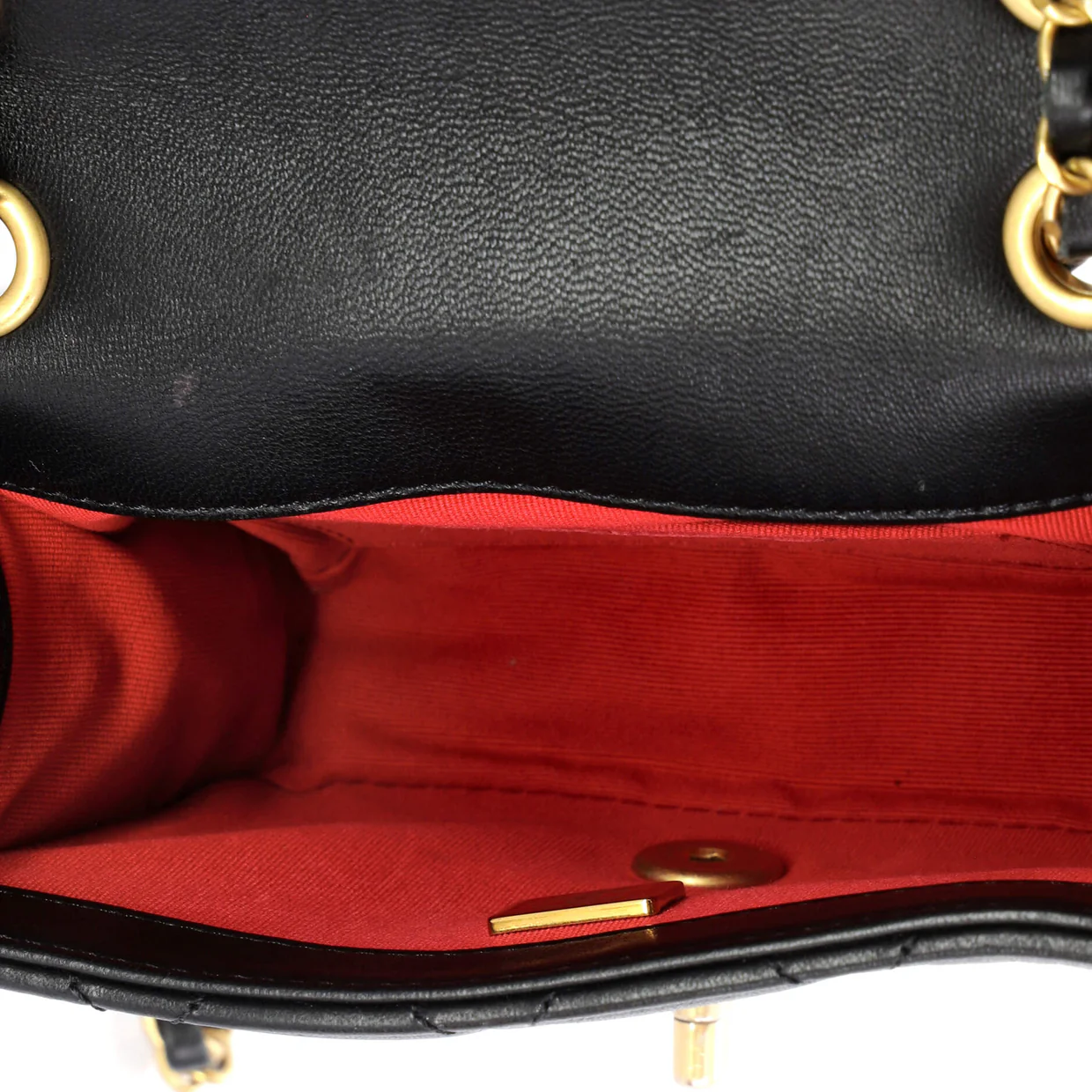 My Own Frame Flap Bag Braided Quilted Calfskin Mini - Deep Luxury