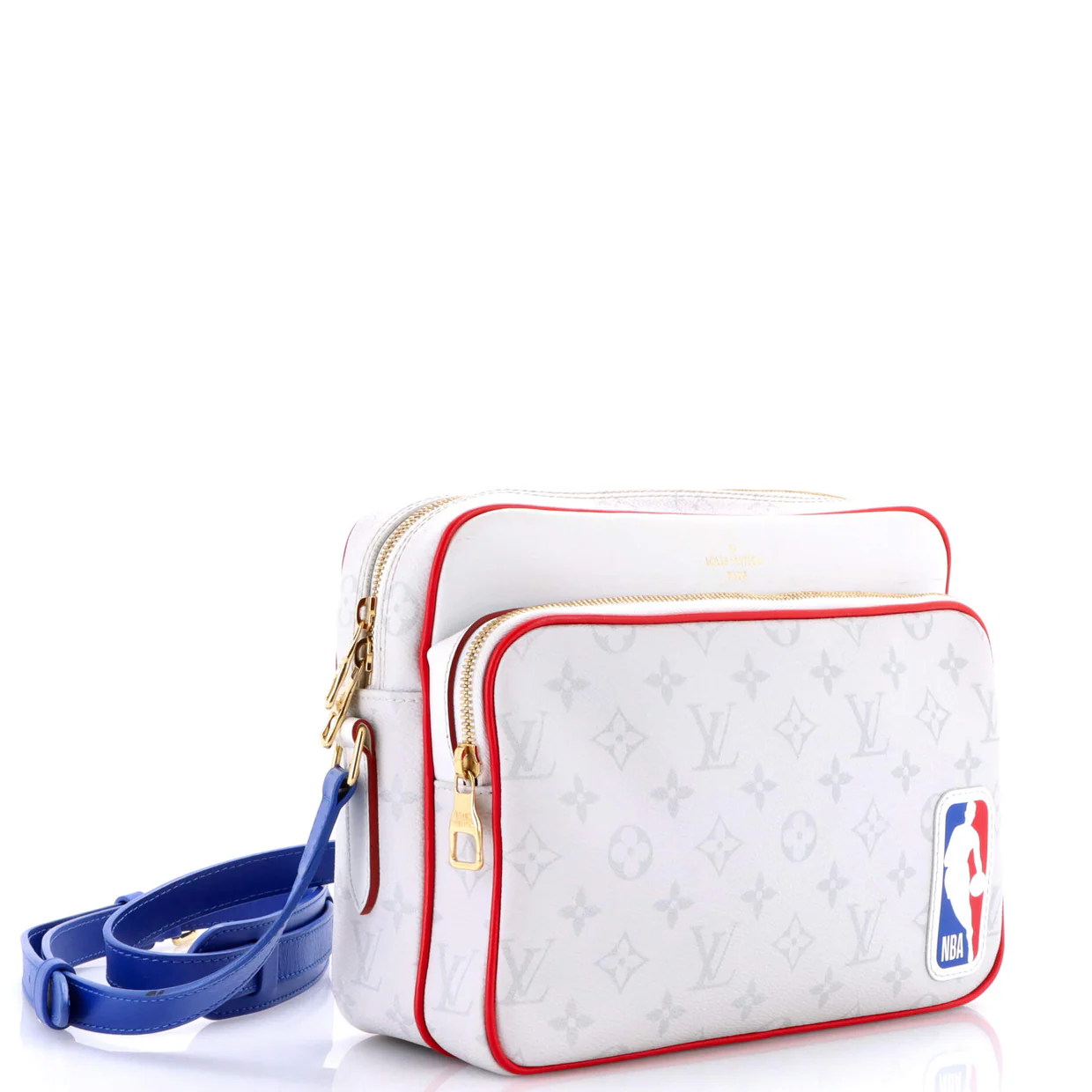 x NBA Nil Messenger Bag Monogram Antarctica Canvas - Deep Luxury