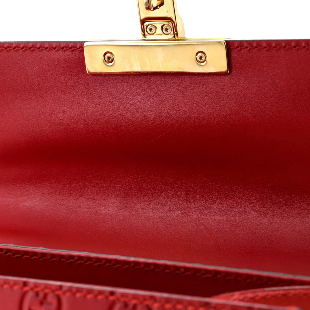 Padlock Top Handle Bag Guccissima Leather Small - Deep Luxury