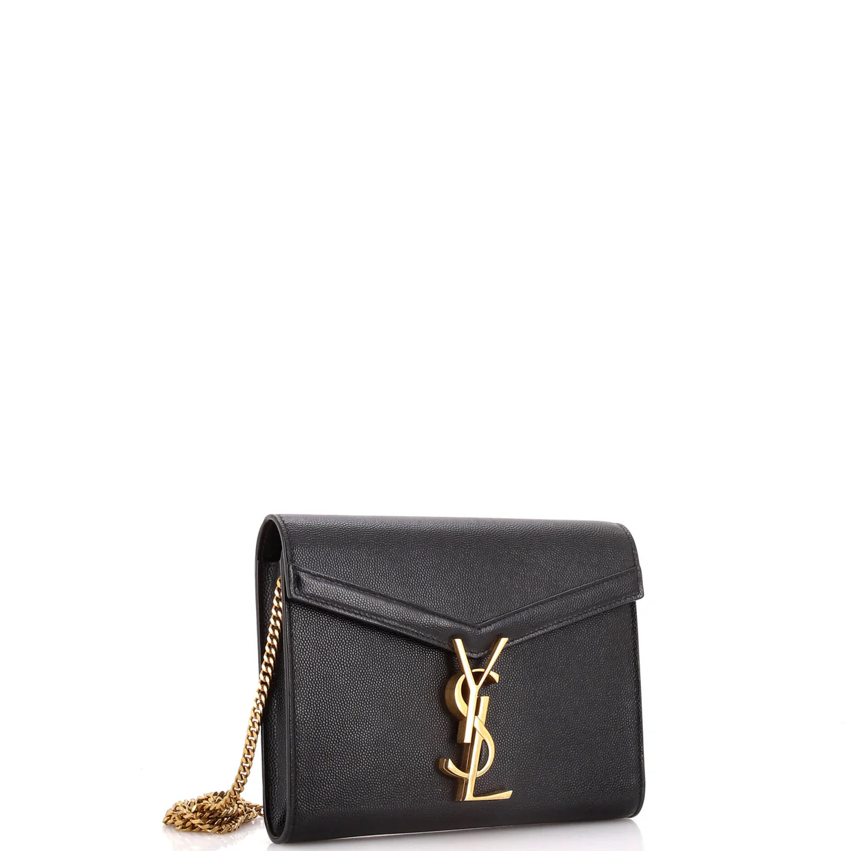 Cassandra Chain Wallet Leather Mini - Deep Luxury