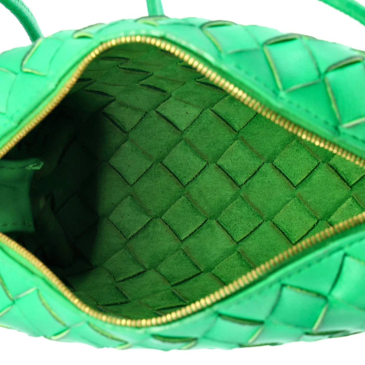 Loop Crossbody Bag Intrecciato Nappa Small - Deep Luxury