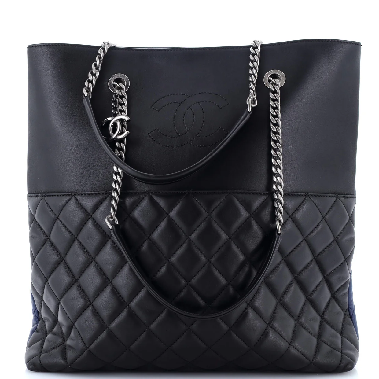 Urban Delight Chain Tote Quilted Lambskin Large - Deep Luxury