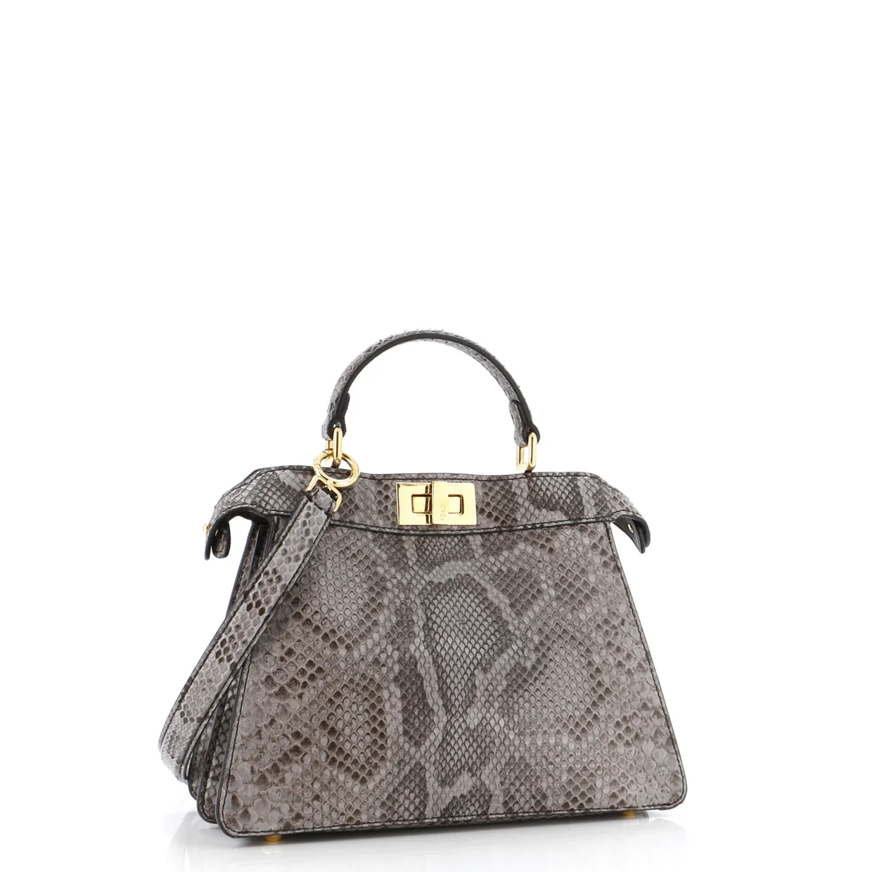 Peekaboo ISeeU Bag Python Small - Deep Luxury