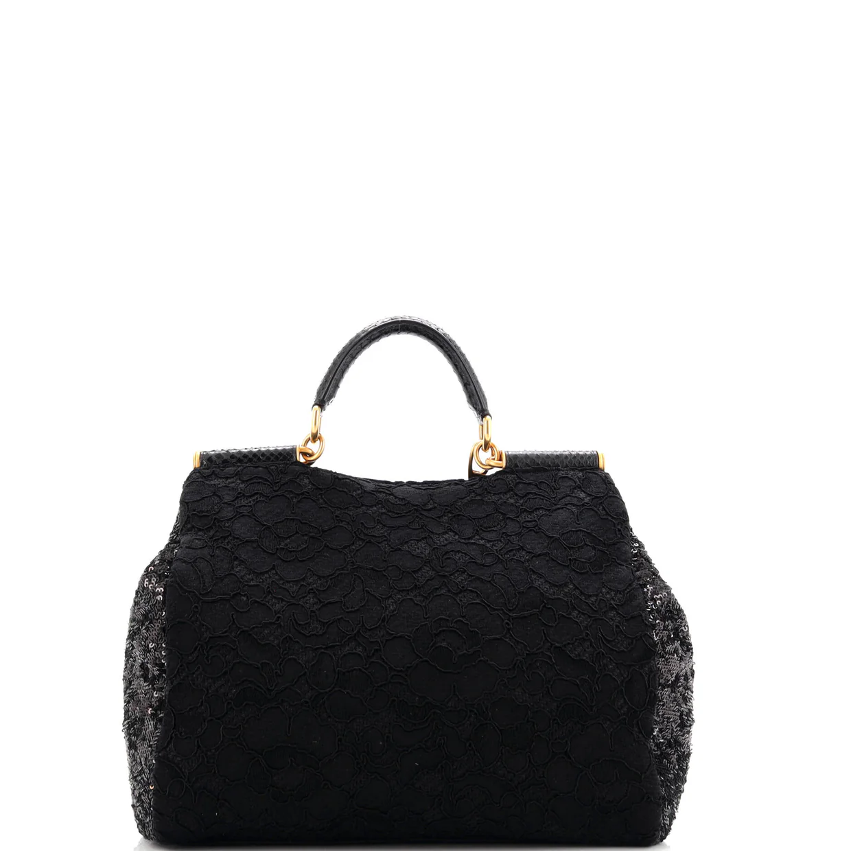 Soft Miss Sicily Bag Floral Lace Medium - Deep Luxury