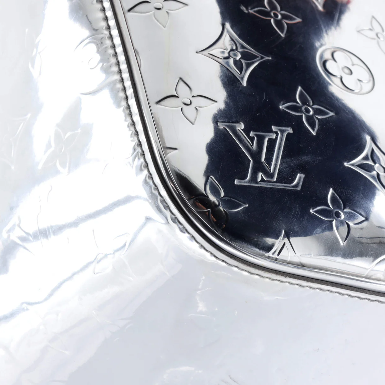 Keepall Bandouliere Bag Monogram Mirror Coated Canvas 50 - Deep Luxury