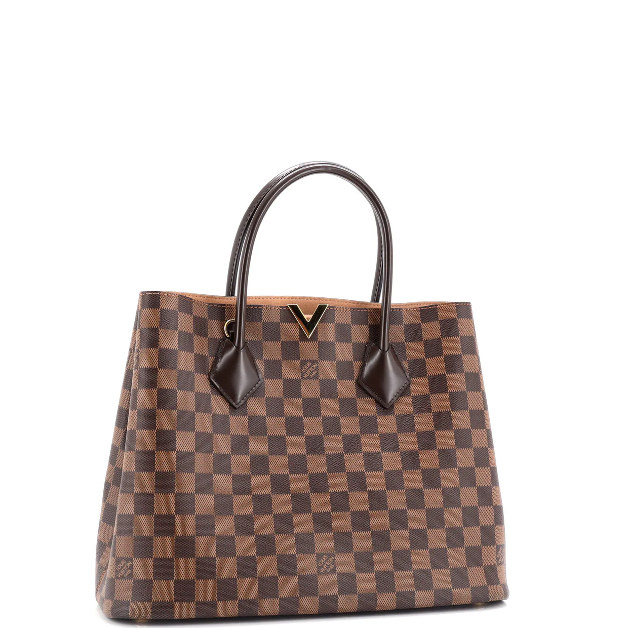Kensington Handbag Damier - Deep Luxury