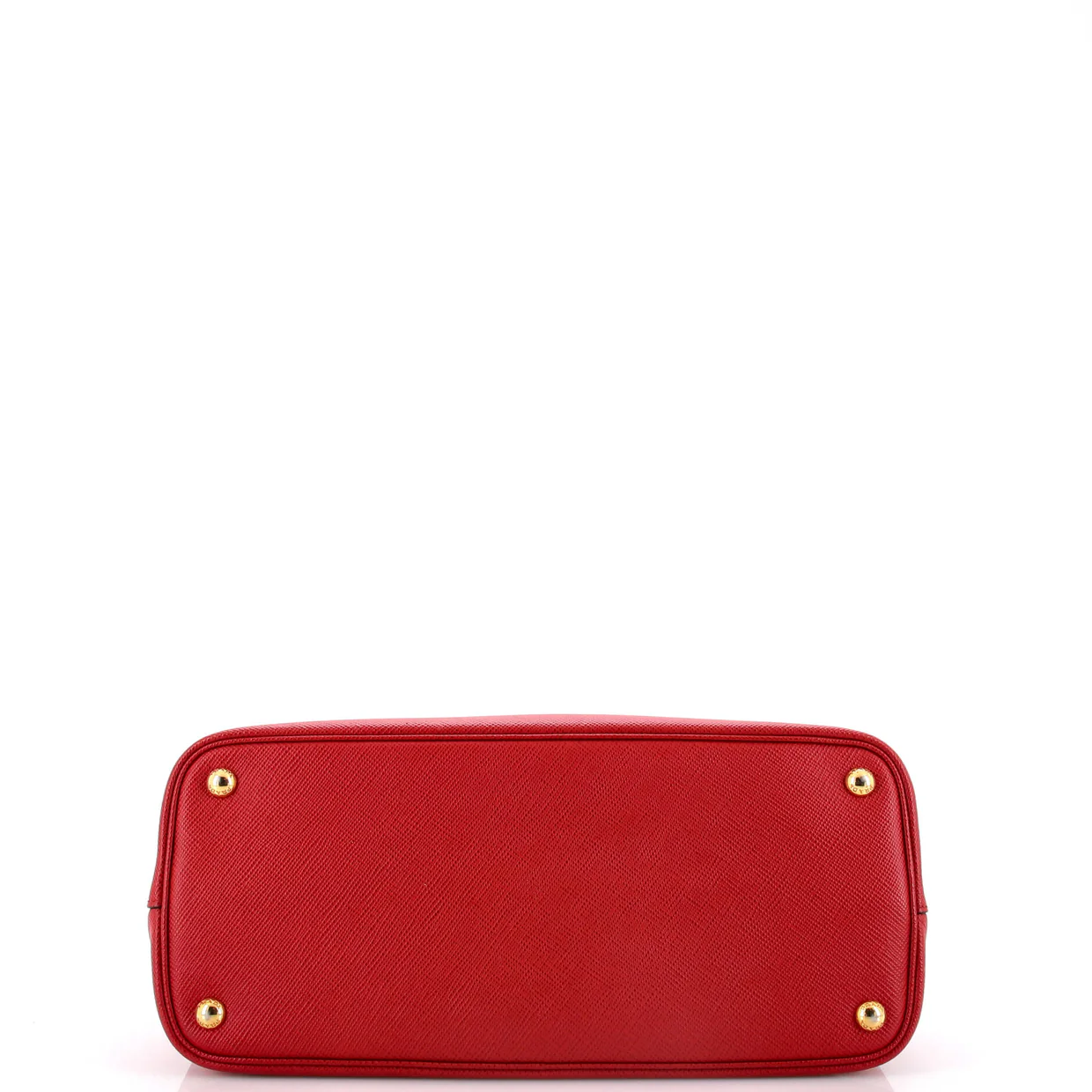 Cuir Double Tote Saffiano Leather Medium - Deep Luxury