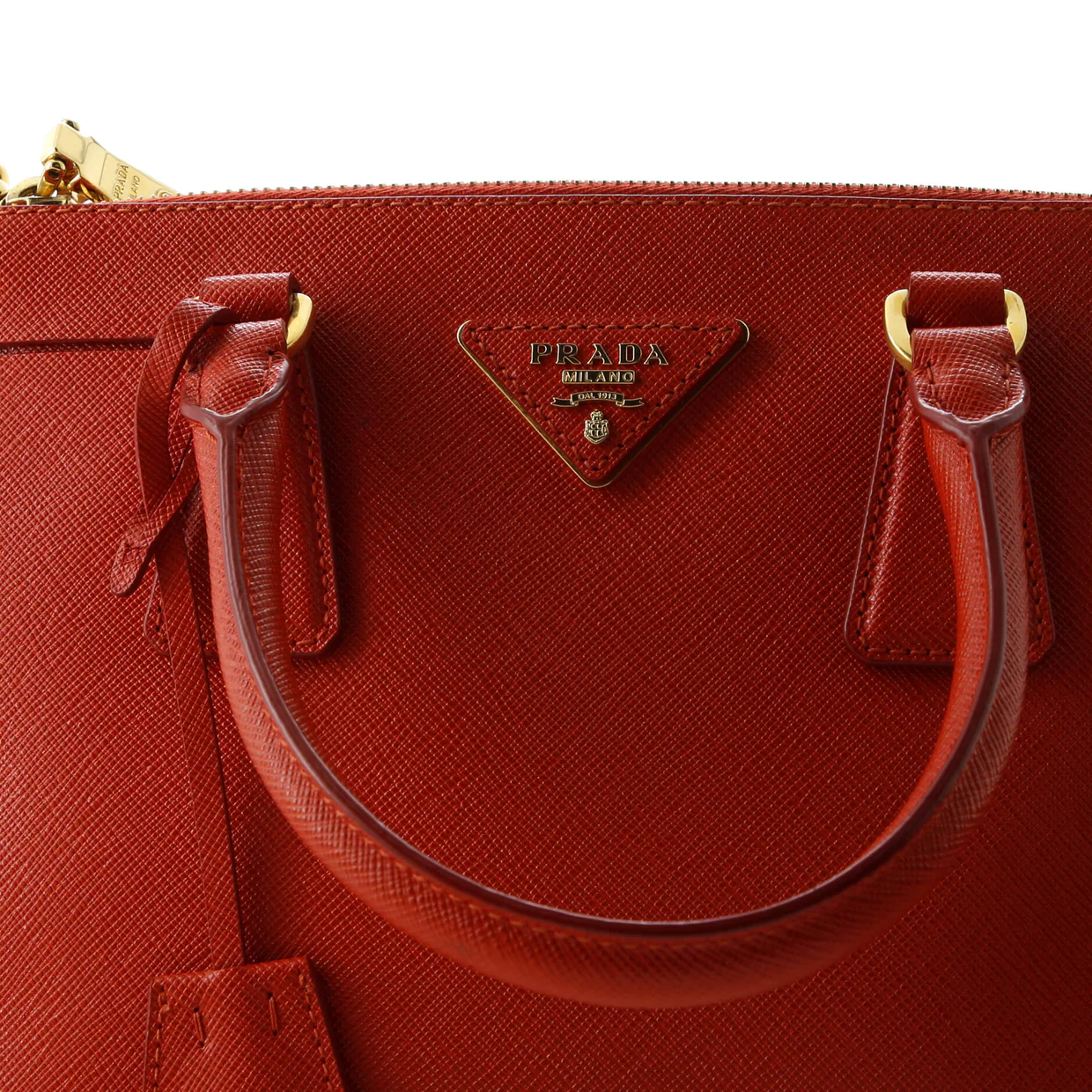 Double Zip Lux Tote Saffiano Leather Mini - Deep Luxury
