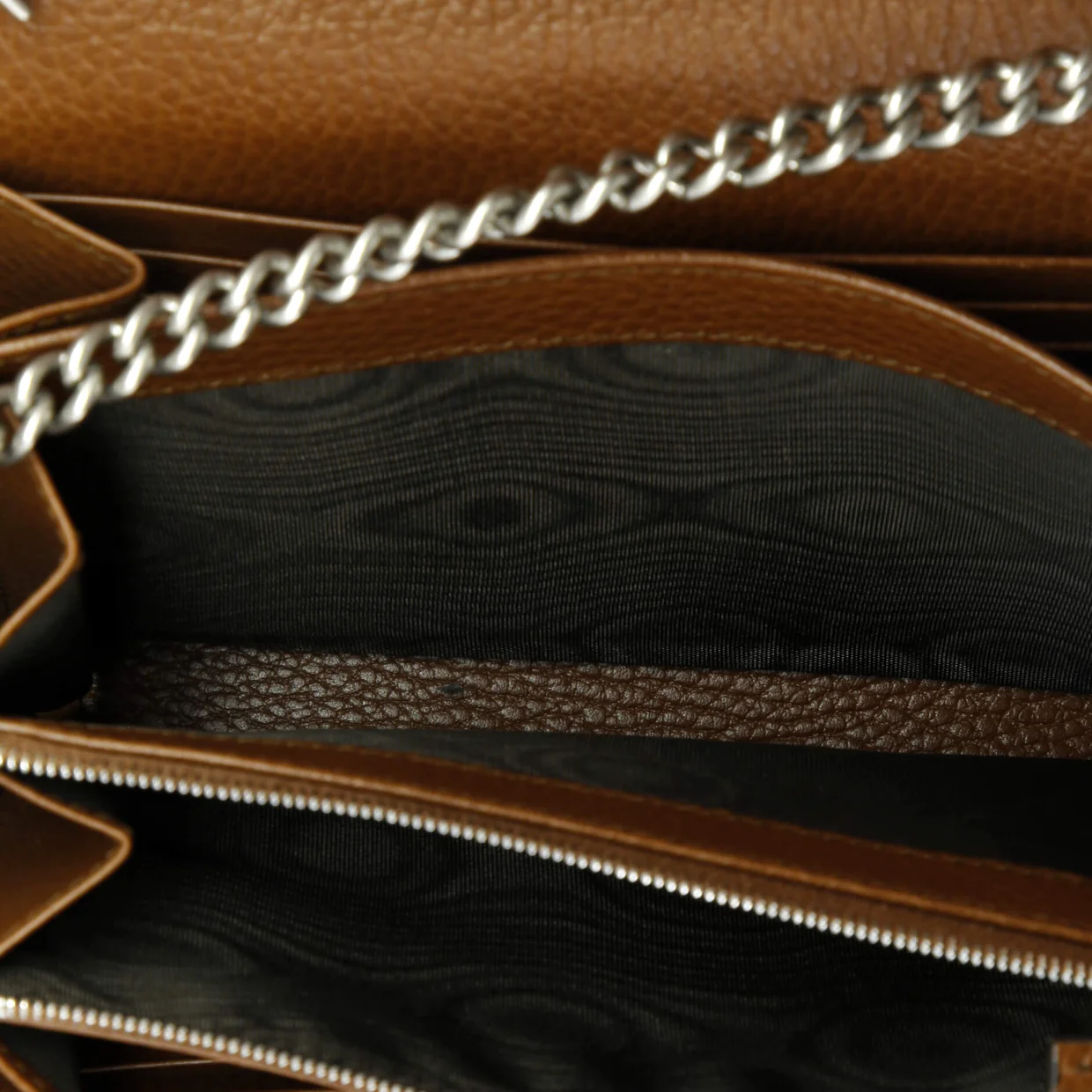 Dionysus Chain Wallet GG Denim Small - Deep Luxury