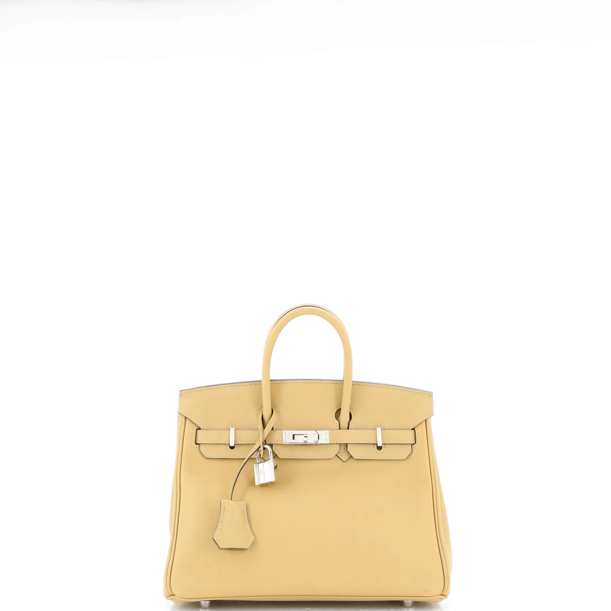 Birkin Handbag Light Swift with Palladium Hardware 25 - Deep Luxury