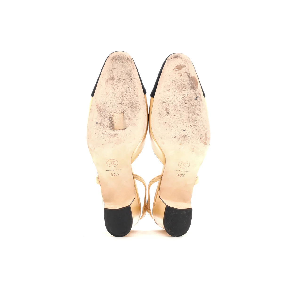 Women’s Cap Toe Slingback Pumps Leather - Deep Luxury