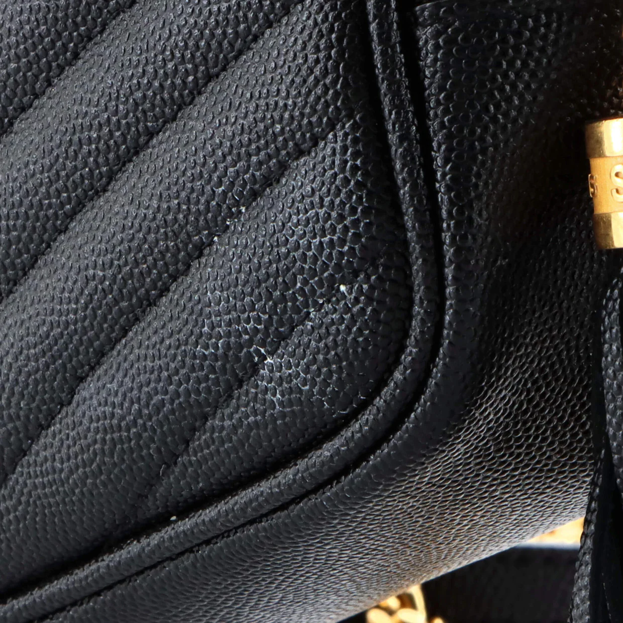 Lou Camera Bag Matelasse Chevron Leather Mini - Deep Luxury