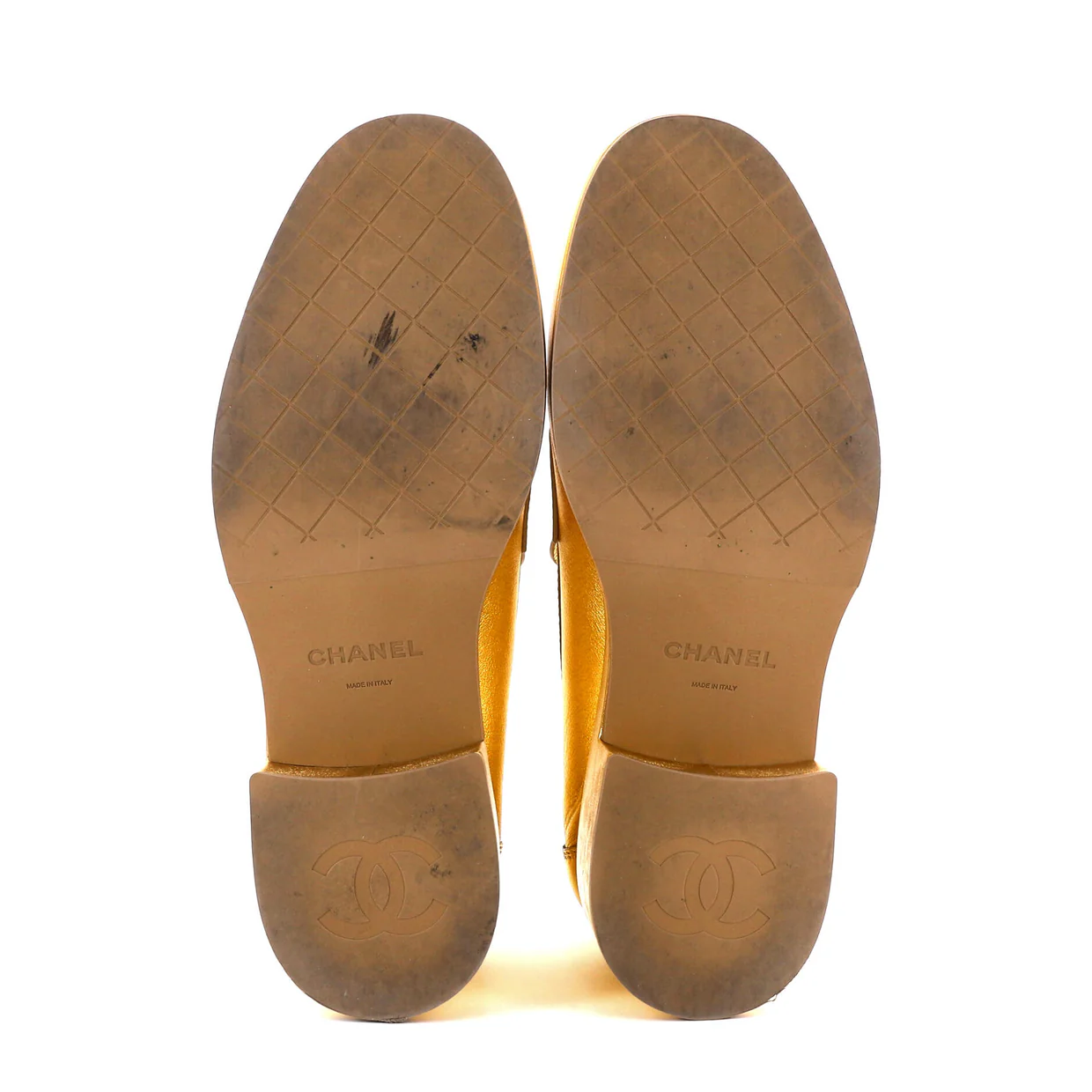 Women's CC Platform Loafers Leather - Deep Luxury