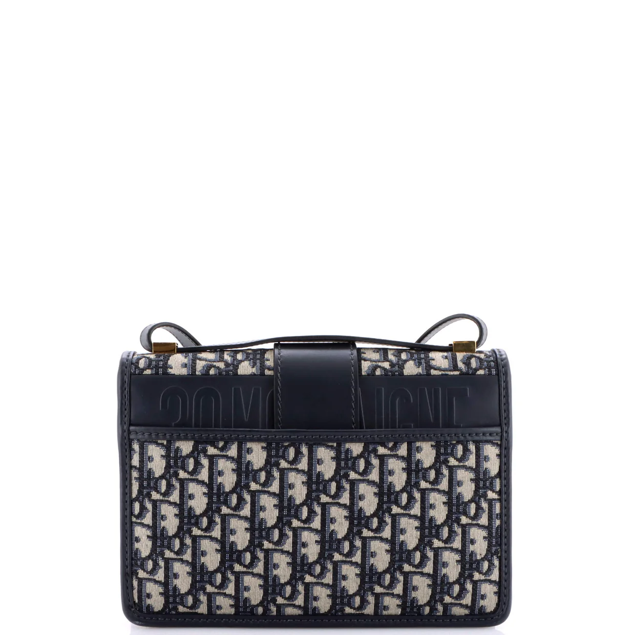 30 Montaigne Flap Bag Oblique Canvas - Deep Luxury