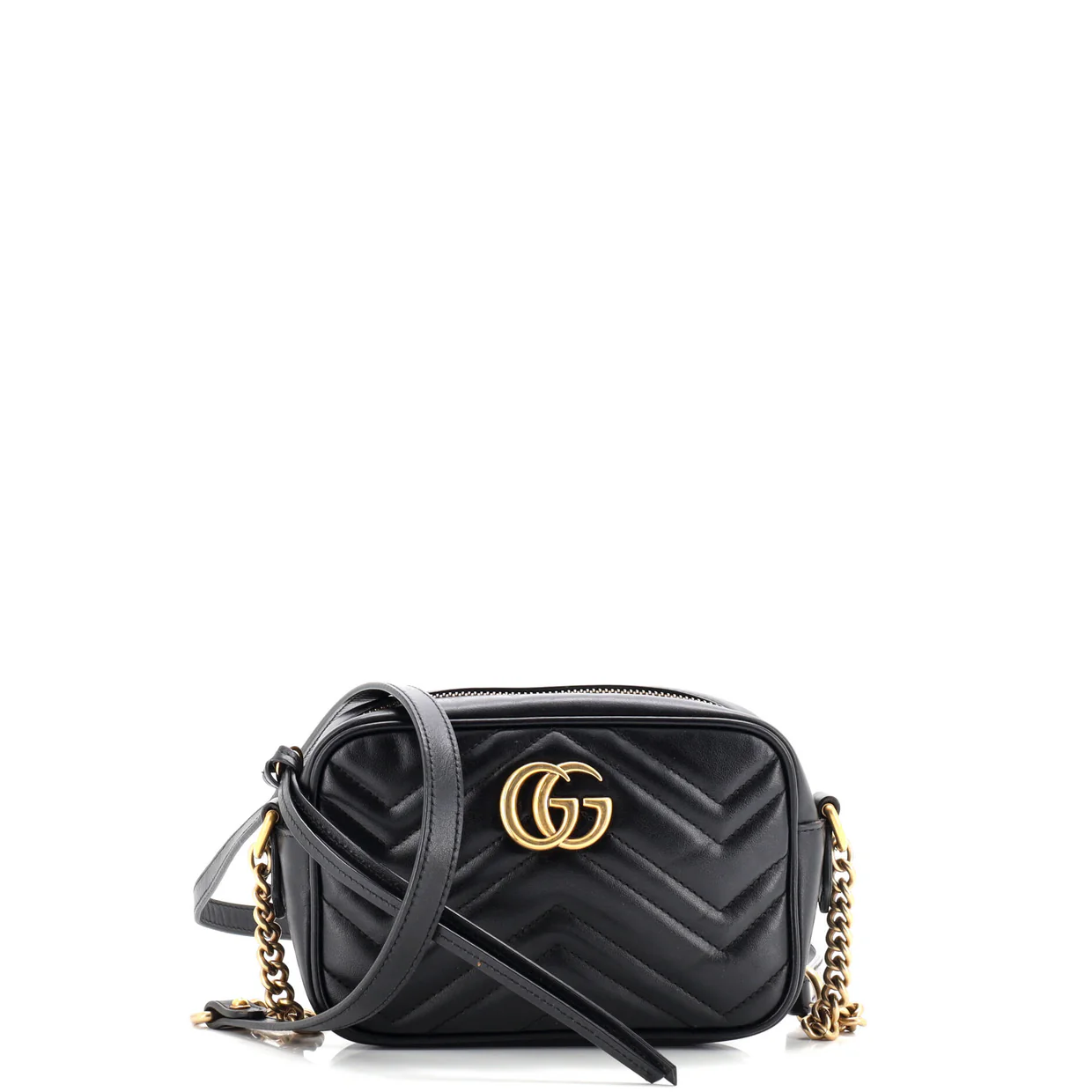 GG Marmont Shoulder Bag Matelasse Leather Mini - Deep Luxury