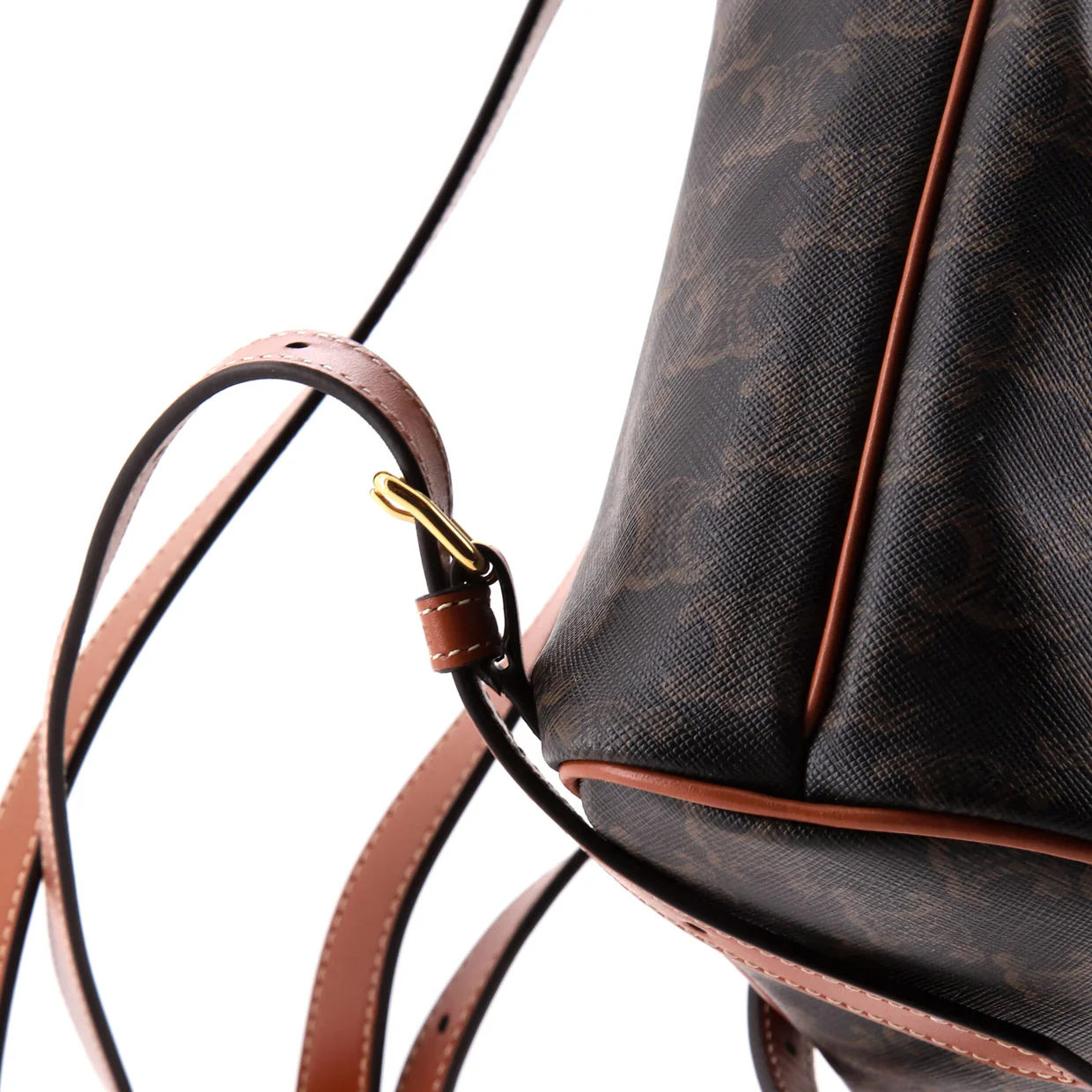 Folco Backpack Triomphe Coated Canvas Mini - Deep Luxury