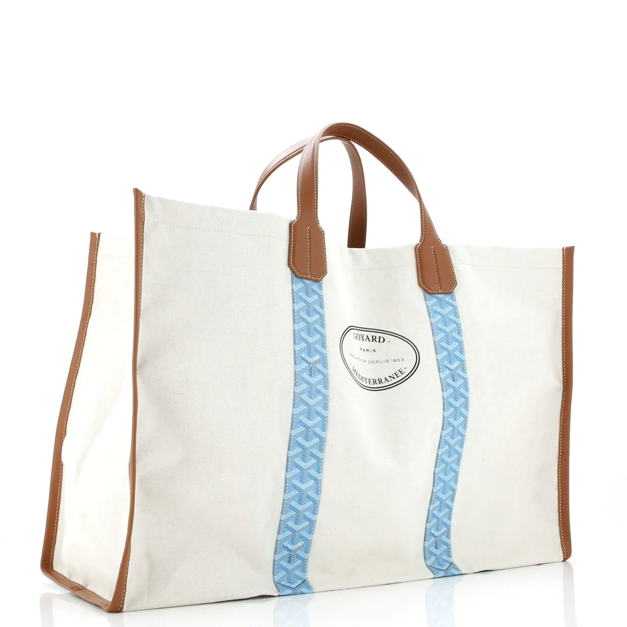 Mediterranee Saint-Tropez Reversible Tote Coated Canvas - Deep Luxury
