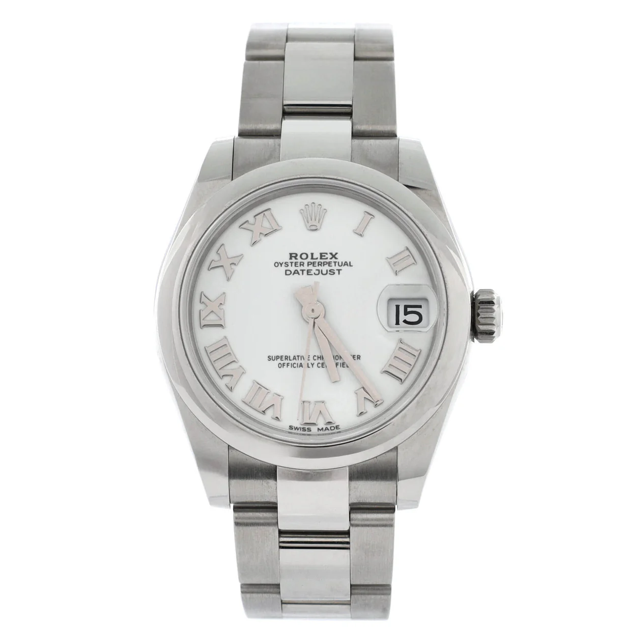 Oyster Perpetual Datejust Automatic Watch Stainless Steel 31 - Deep Luxury