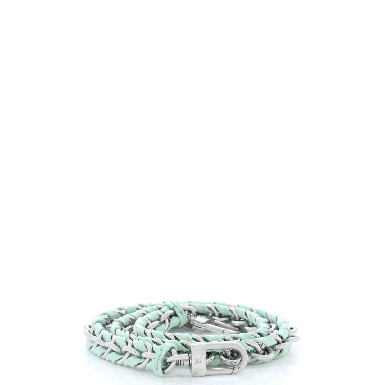 Multi Pochette Accessoires Woven Chain Strap Leather and Metal - Deep Luxury